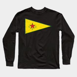 Flag star Free Kurdistan Long Sleeve T-Shirt